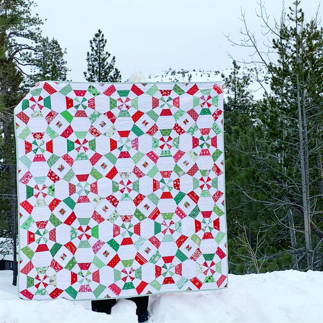 Peppermint Christmas Quilt Pattern